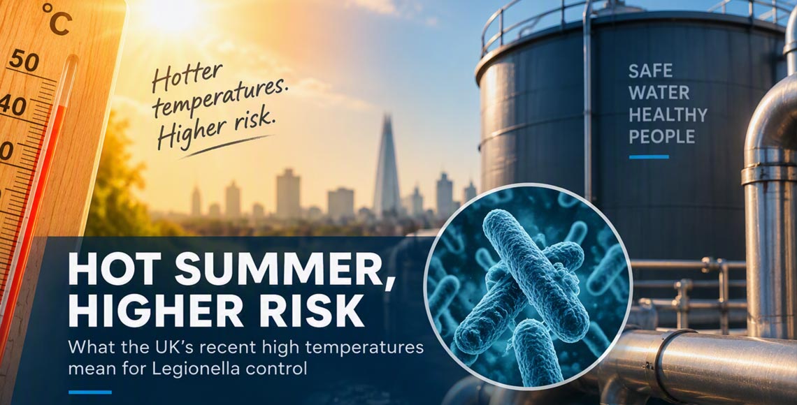 Hot summer, higher Legionella risk