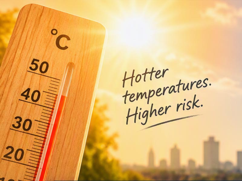 Hot summer, higher Legionella risk