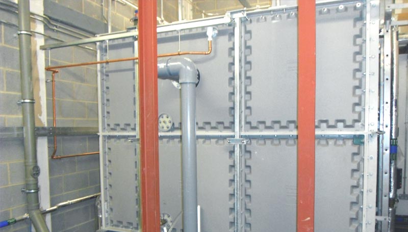 Water storage tank refurbishments and replacements